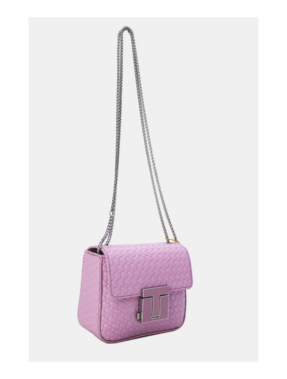 Tom&eva Pochette Téléphone Pliable Effet Tissé 24P-6050-Violet