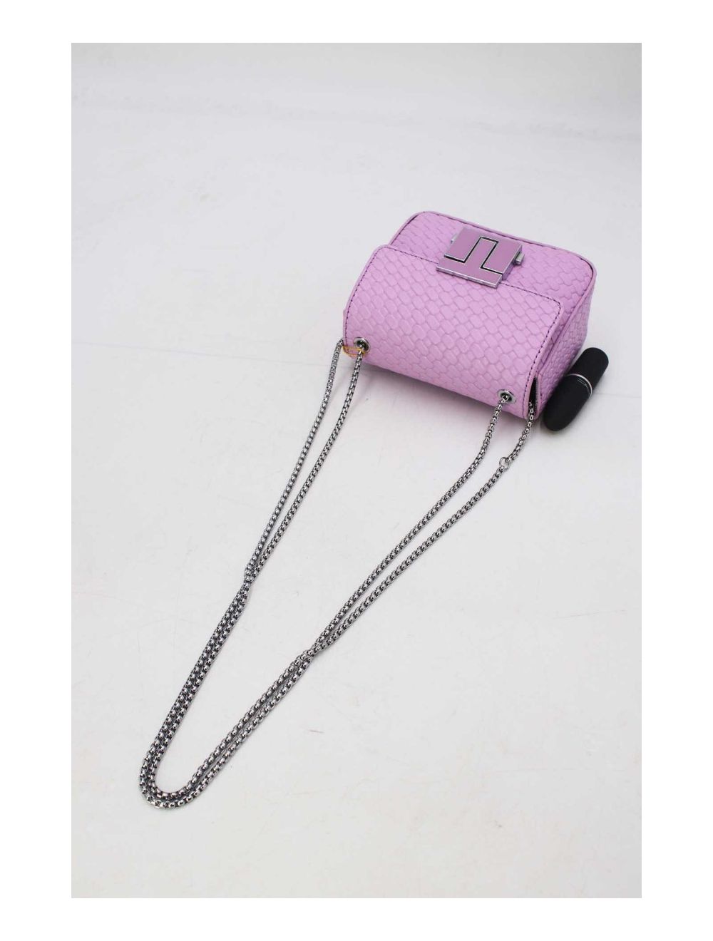tom&eva Pochette Téléphone Pliable Effet Tissé 24P-6050-Violet