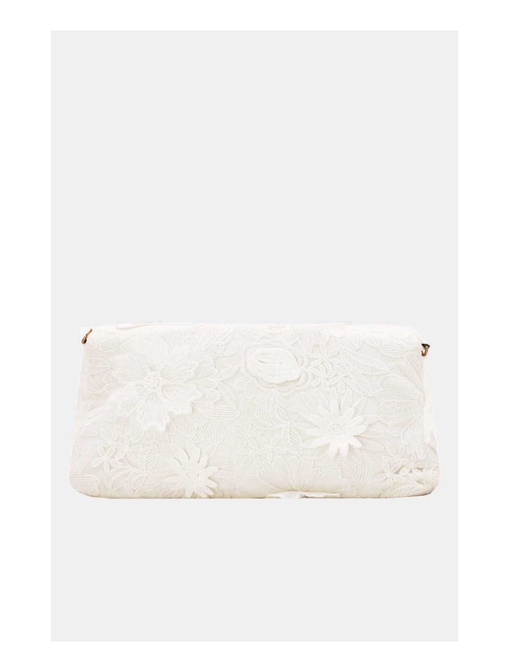 Tom&eva Pochette Transformable Broderie Floral 23P-5818-Blanc