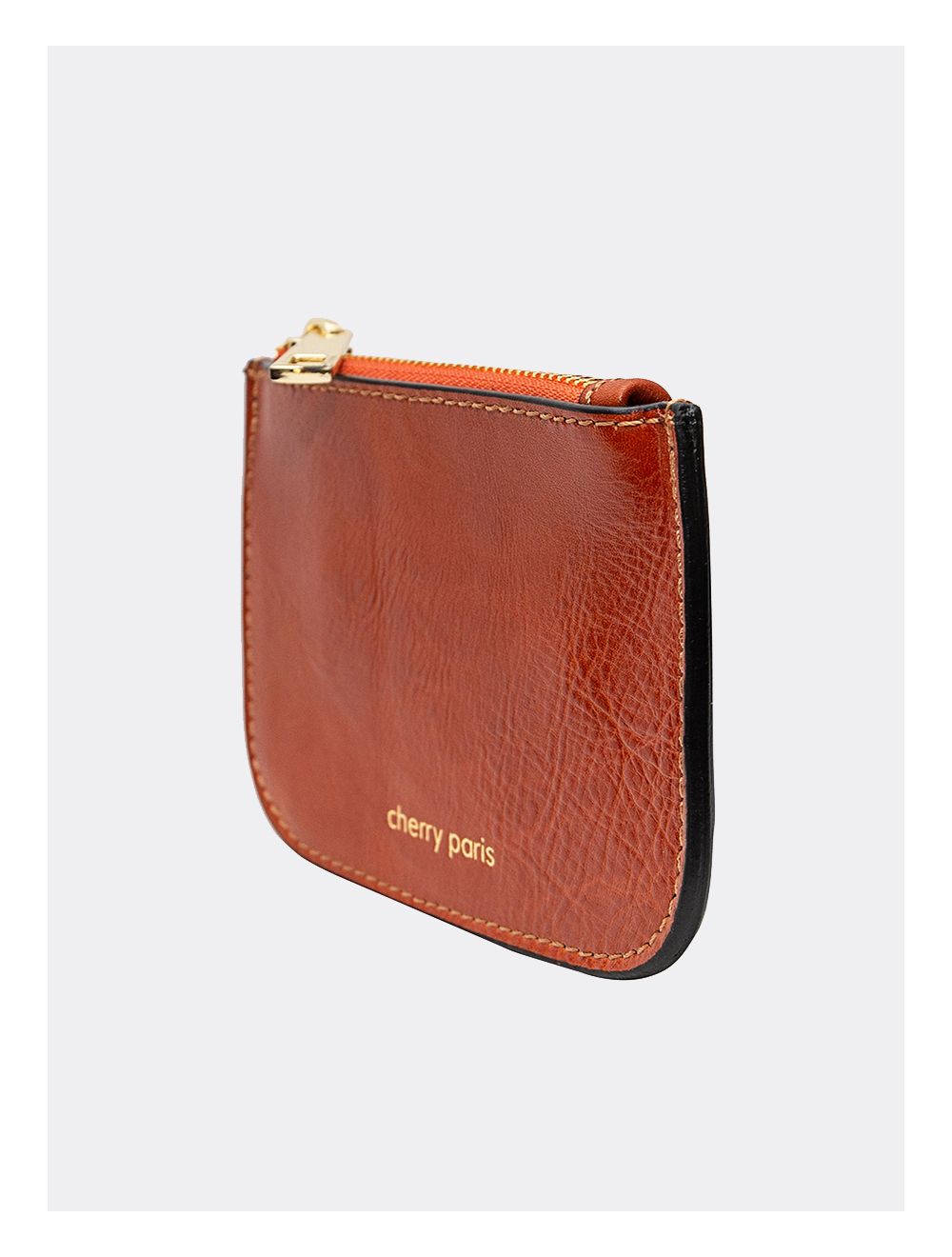 Tom&eva Porte-monnaie Croûte Cuir Vachette-NATHALIE 3999-CAMEL