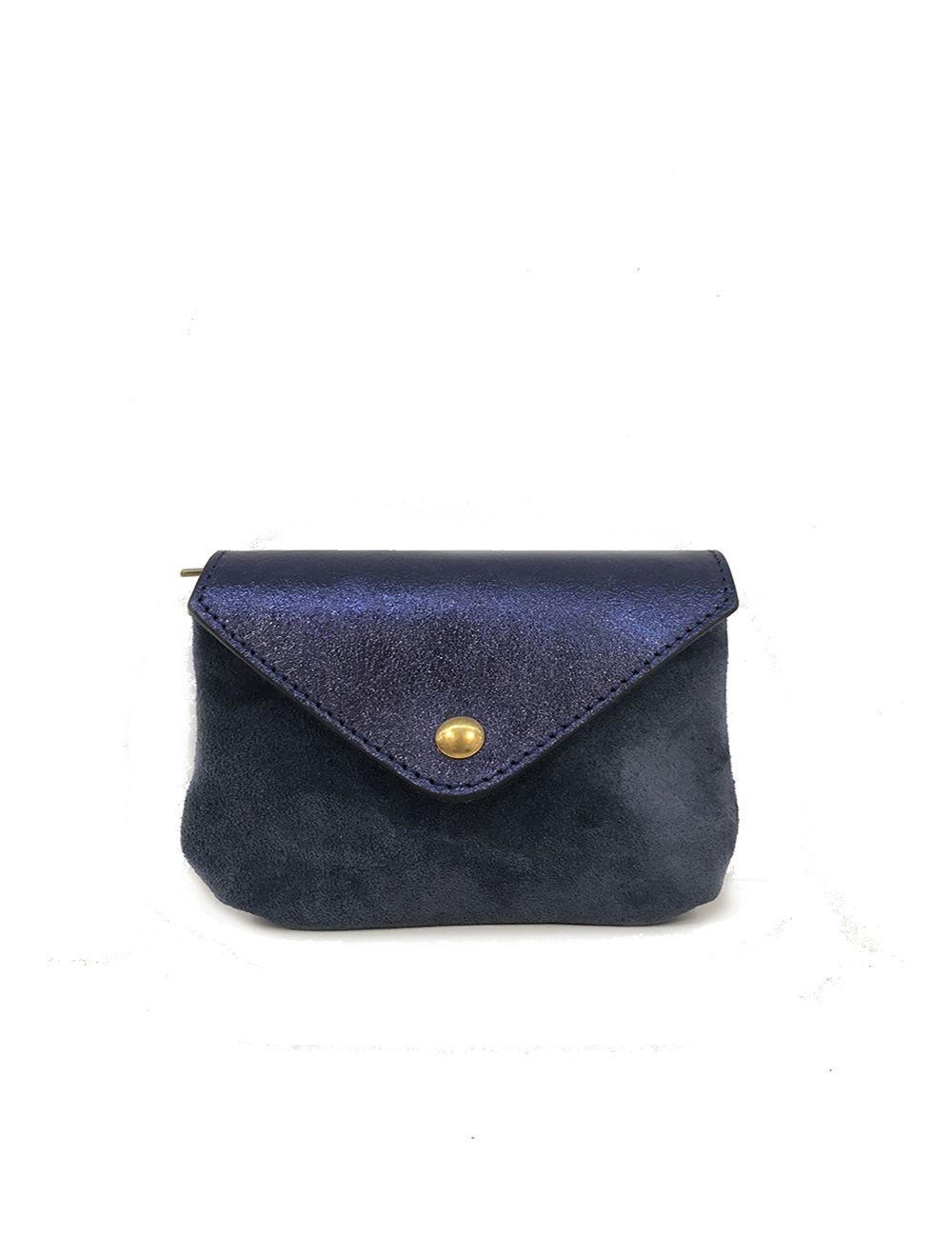 tom&eva Porte-monnaie cuir vachette souple et suede 3991-Marine