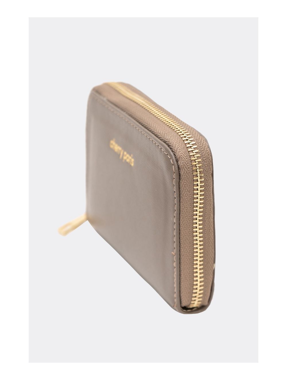 Tom&eva Porte-monnaie En Croûte Cuir Vachette Imprimé Box YUNA BOX 4901B-Taupe