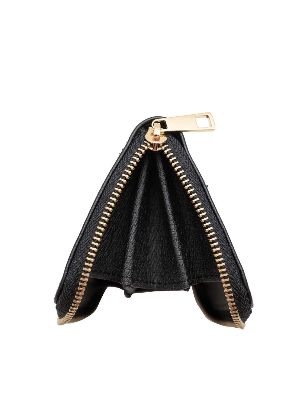 Tom&eva Porte-monnaie En Croûte Cuir Vachette Imprimé Box YUNA BOX 4901B-Noir