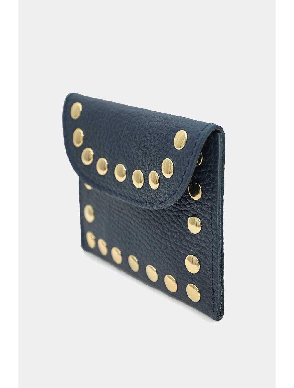 Tom&eva Porte-monnaie En Cuir Vachette Grainée 4904 LEINA-Marine