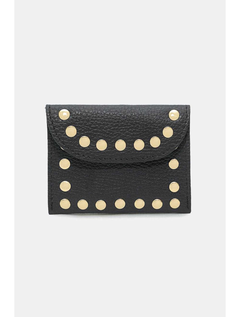 Tom&eva Porte-monnaie En Cuir Vachette Grainée 4904 LEINA-Noir