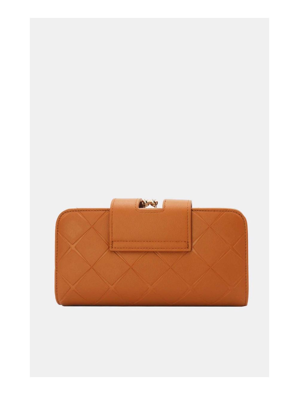 Tom&eva Portefeuille Compagnon Femme Avec Lettre D Métallique 16D-1348D-Marron