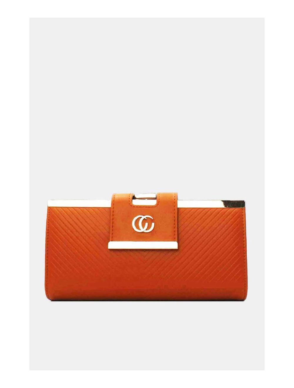 Tom&eva Portefeuille Effet Cuir Decoré Par Lettres 16D-1350-Brown
