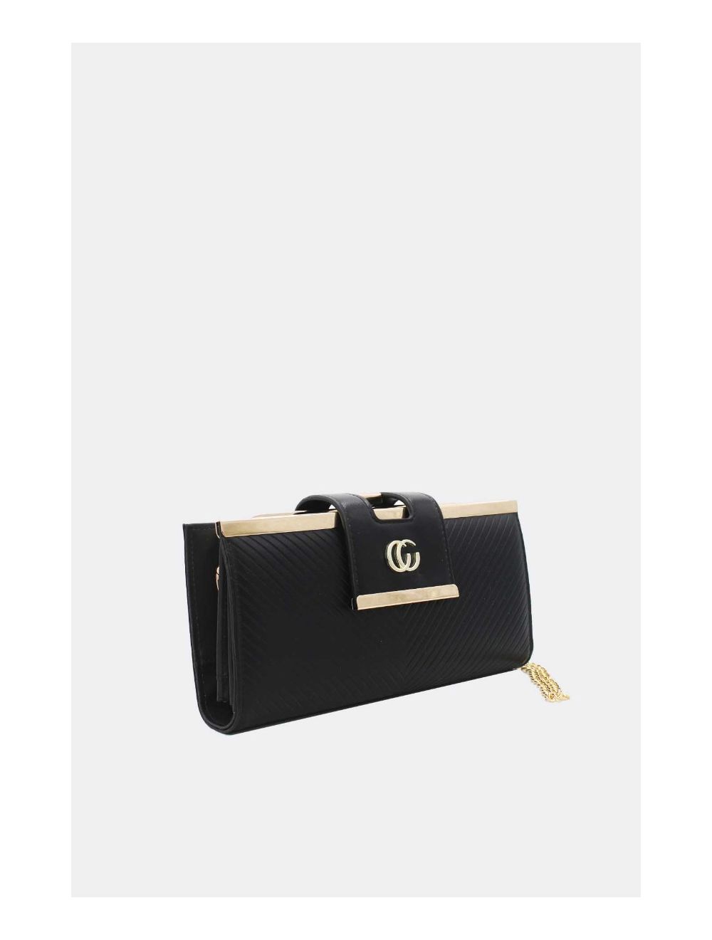 Tom&eva Portefeuille Effet Cuir Decoré Par Lettres 16D-1350-Black