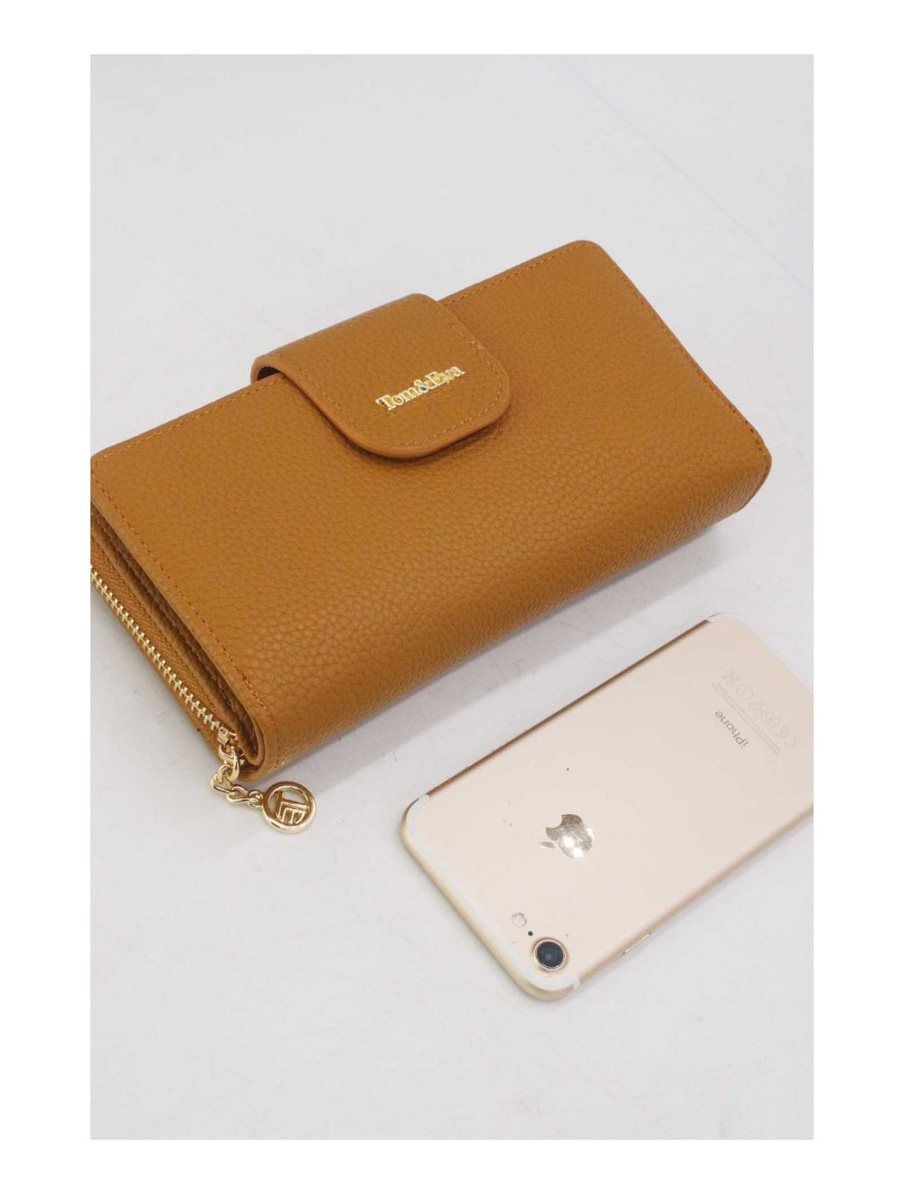 Tom&eva Portefeuille Effet Cuir Grainé 24P-5980-Jaune