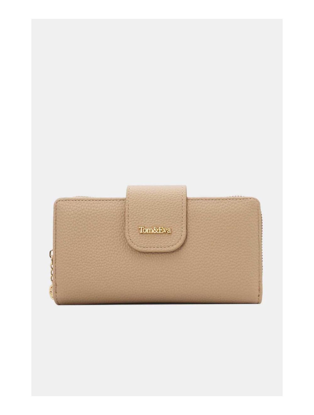 Tom&eva Portefeuille Effet Cuir Grainé 24P-5980-Kaki