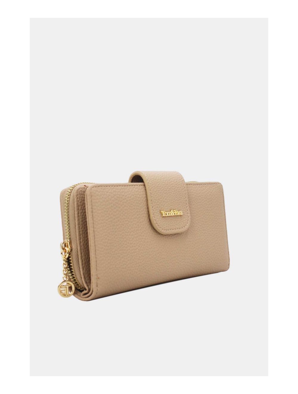 Tom&eva Portefeuille Effet Cuir Grainé 24P-5980-Kaki