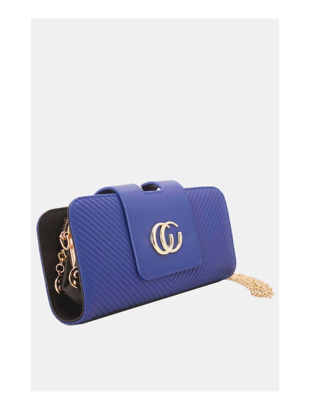 Tom&eva Portefeuille Effet Cuir Multipoches 16D-1349-Bleu