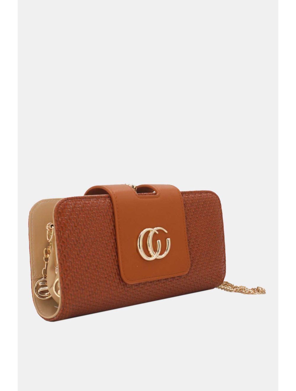 Tom&eva Portefeuille Effet En Paille Multipoches 16D-1349T-Marron