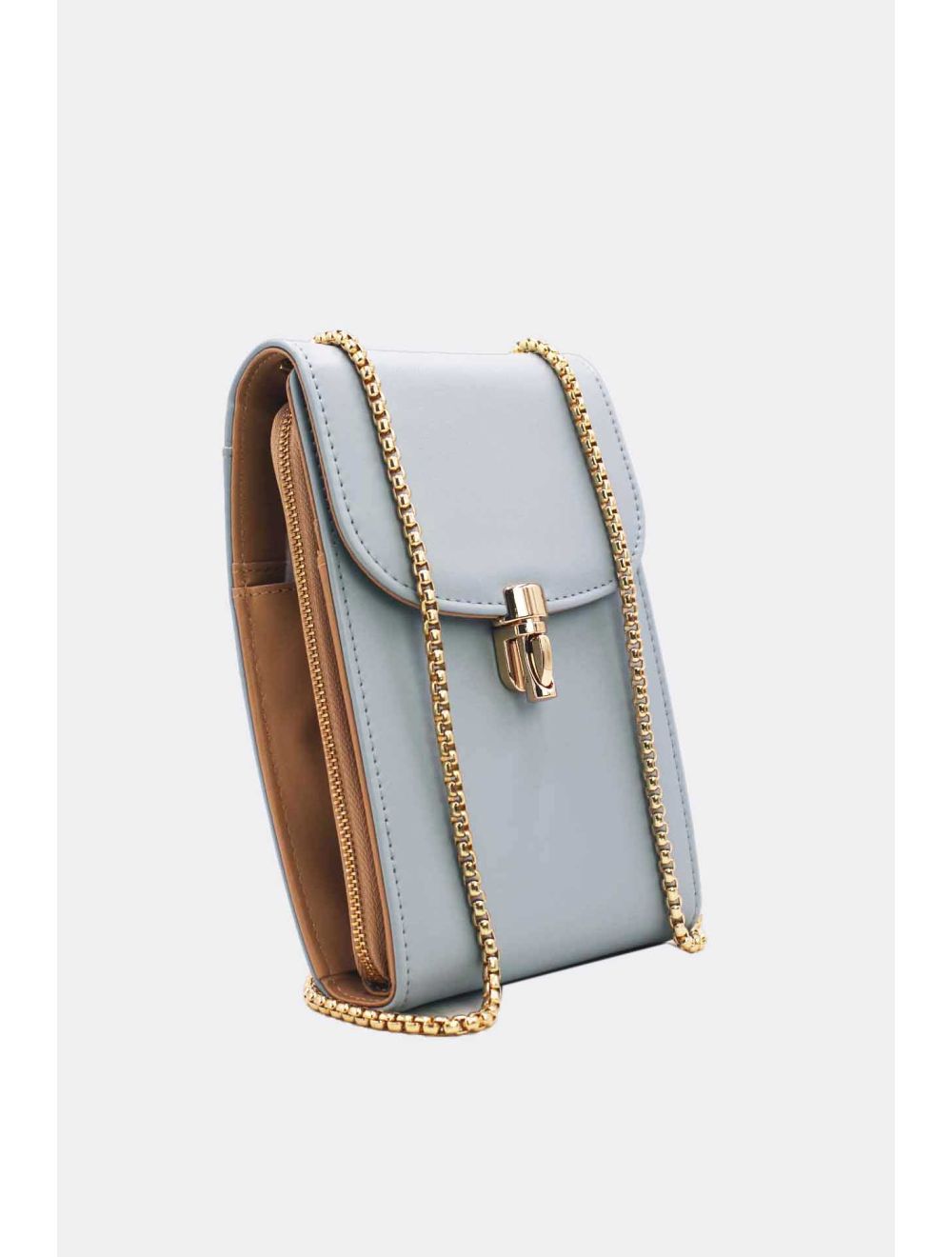 Tom&eva Portefeuille Pochette Téléphone Push Up 19G-2928-Gris