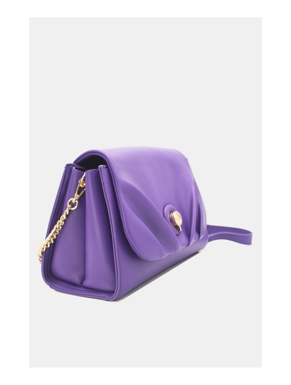 Tom&eva Sac à Bandoulière à Rabat Ruchée 23B-5865-Violet