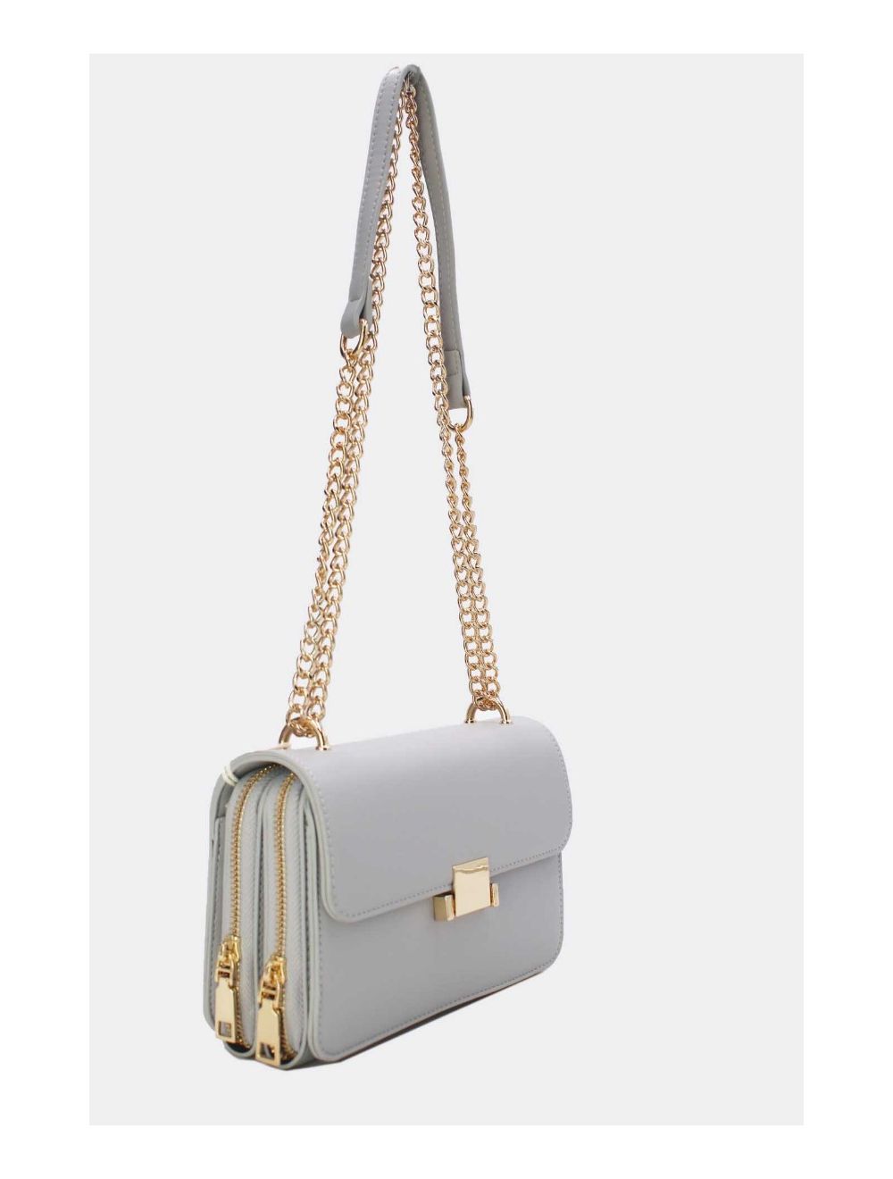 Tom&eva Sac à Bandoulière Couleur Uni 24P-6086-Gris