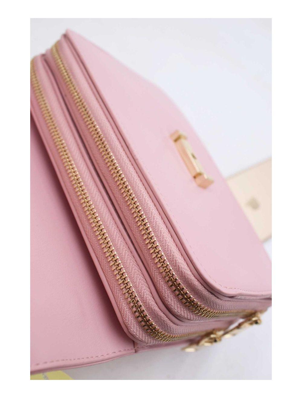 tom&eva Sac à Bandoulière Couleur Uni 24P-6086-Pink