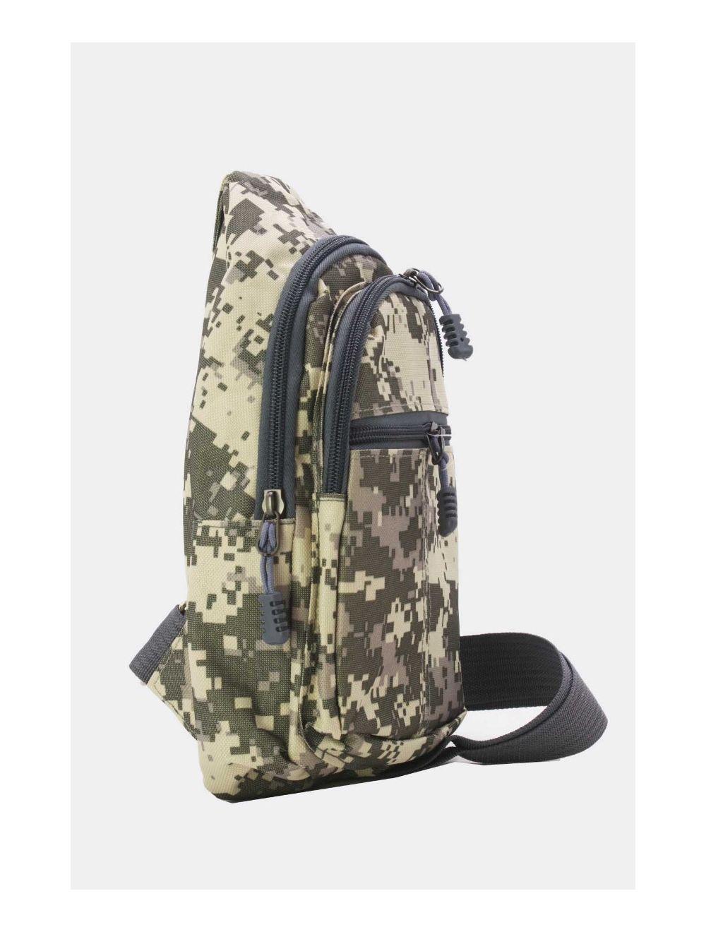 Tom&eva Sac à Bandoulière Homme Motif Camouflage -245MB-3080-Beige