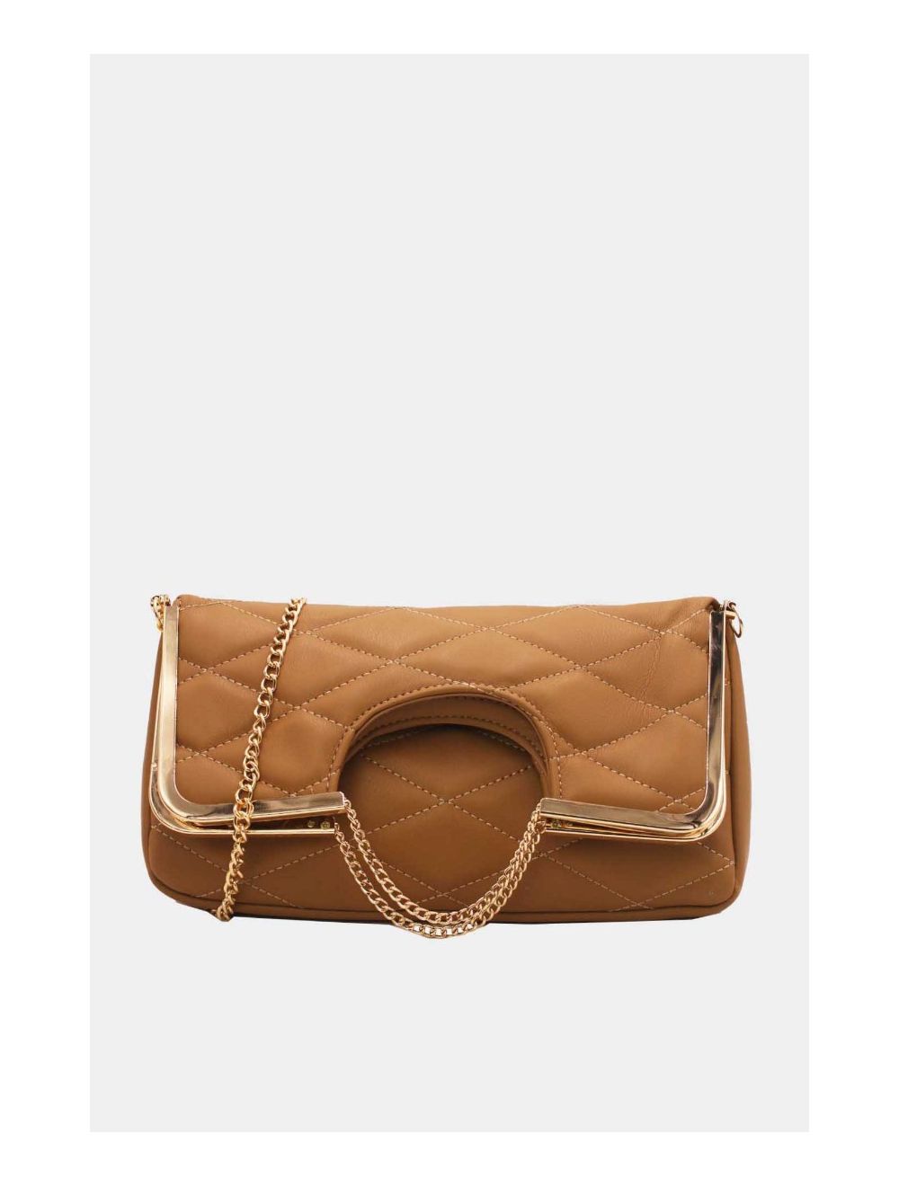 Tom&eva Sac à Bandoulière Matelassé-23P-5817-Marron