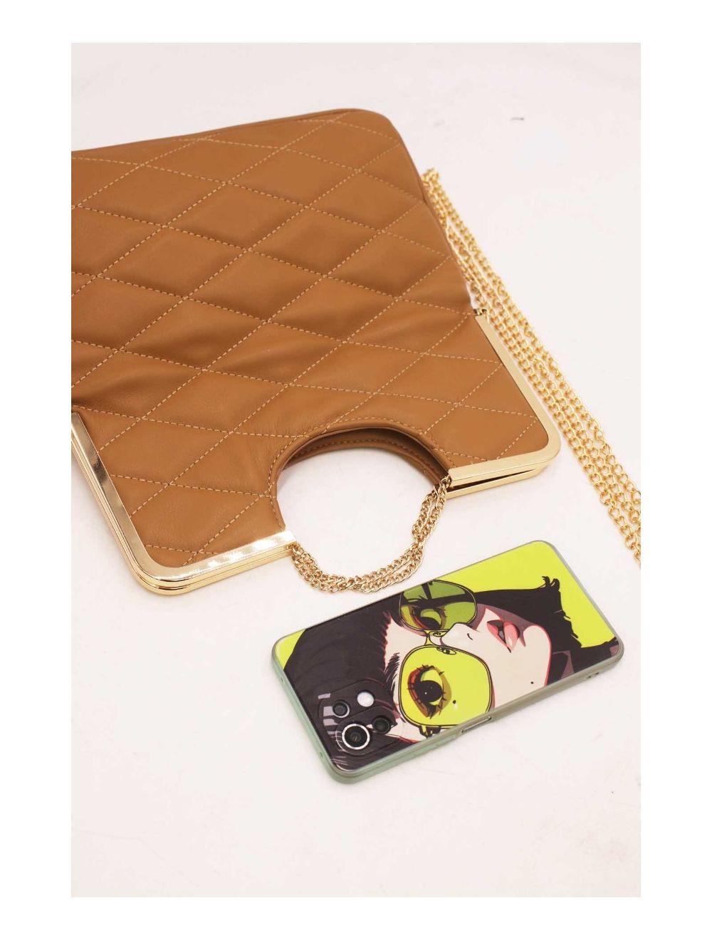 tom&eva Sac à bandoulière Matelassé-23P-5817-Marron