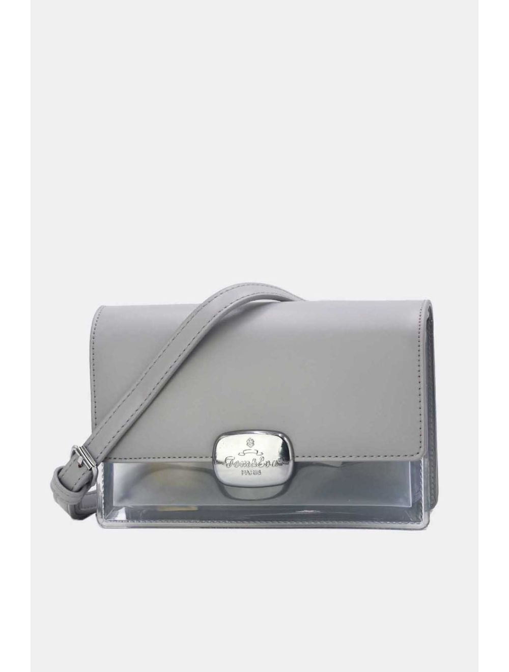 Tom&eva Sac à Bandoulière Transparent 24P-6061-Gris