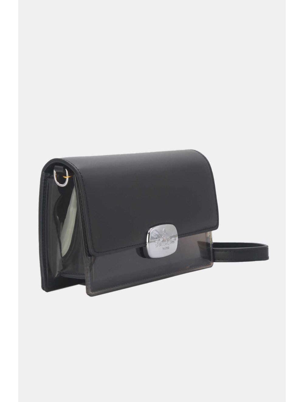Tom&eva Sac à Bandoulière Transparent 24P-6061-Noir