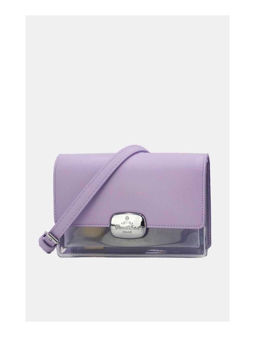 tom&eva Sac à Bandoulière Transparent 24P-6061-Violet