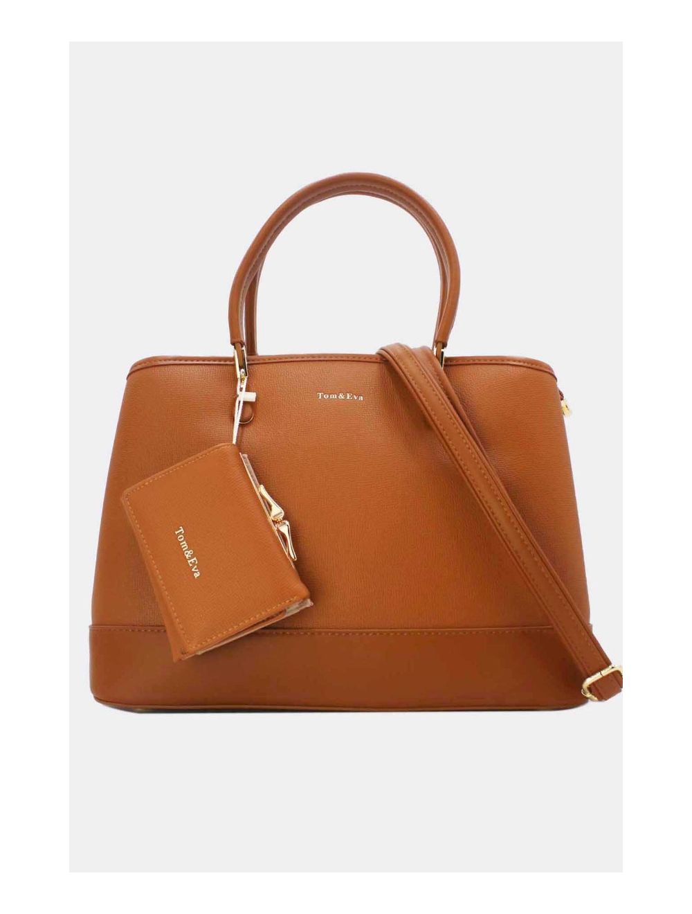 Tom&eva Sac à Main 2-in-1 Classique 24B-6123-Marron