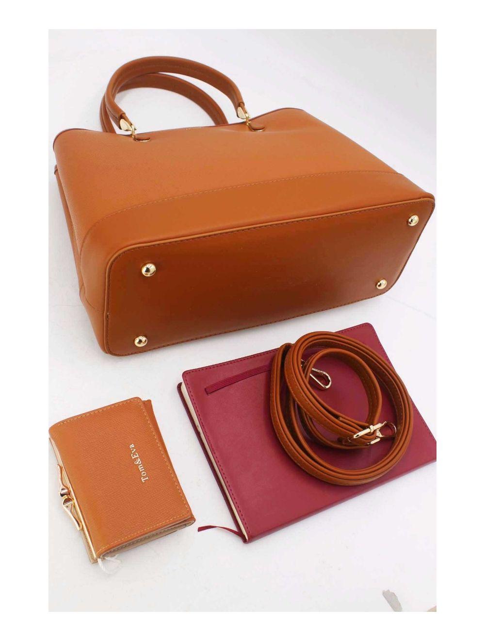 tom&eva Sac à Main 2-in-1 Classique 24B-6123-Marron