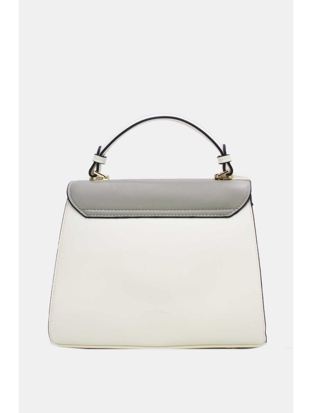 tom&eva Sac à Main à Rabat Chic 24B-6072-Beige/Grey