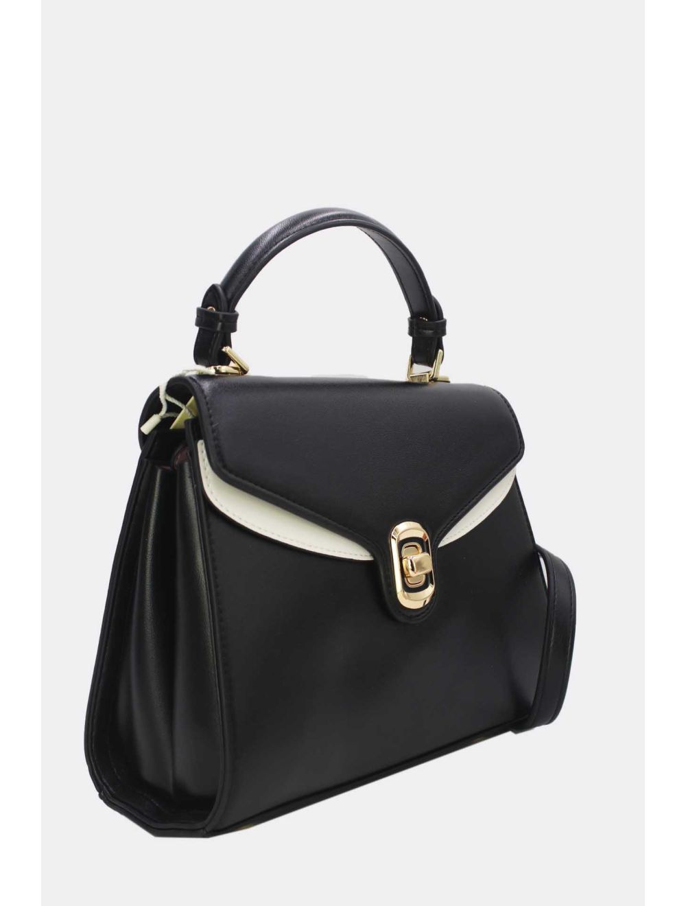 Tom&eva Sac à Main à Rabat Chic 24B-6072-Black/Black