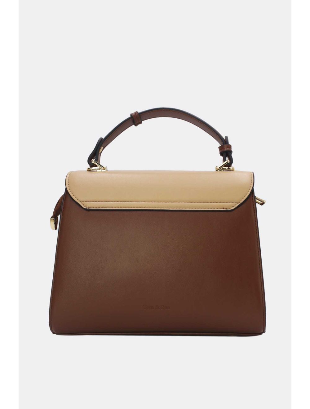 Tom&eva Sac à Main à Rabat Chic 24B-6072-Coffee/Apricot