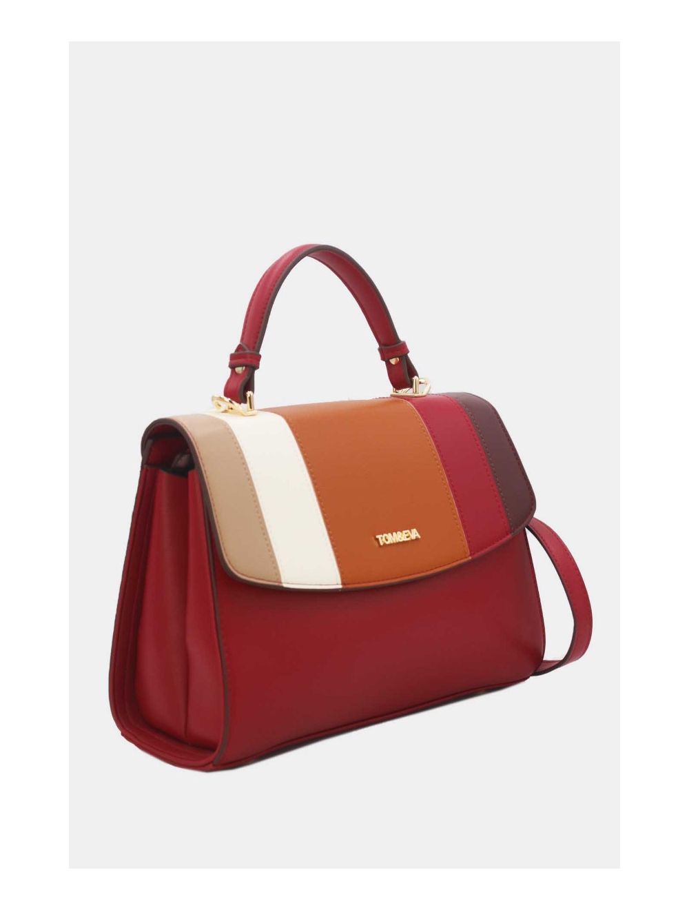 Tom&eva Sac à Main à Rabat Patchwork Femme-23B-5733-Bordeaux