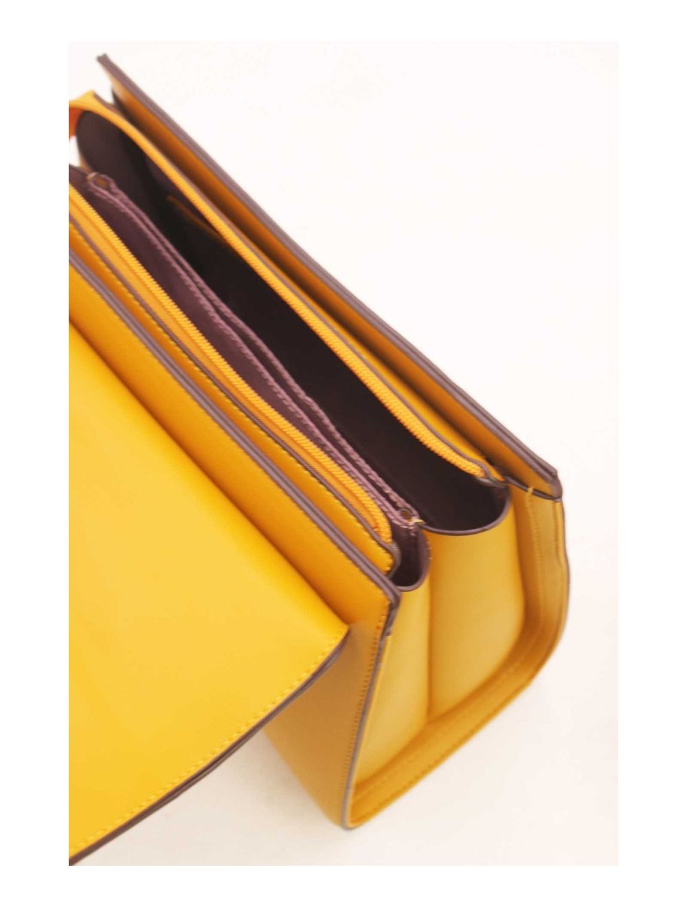 tom&eva Sac à Main à Rabat Patchwork Femme-23B-5733-Jaune