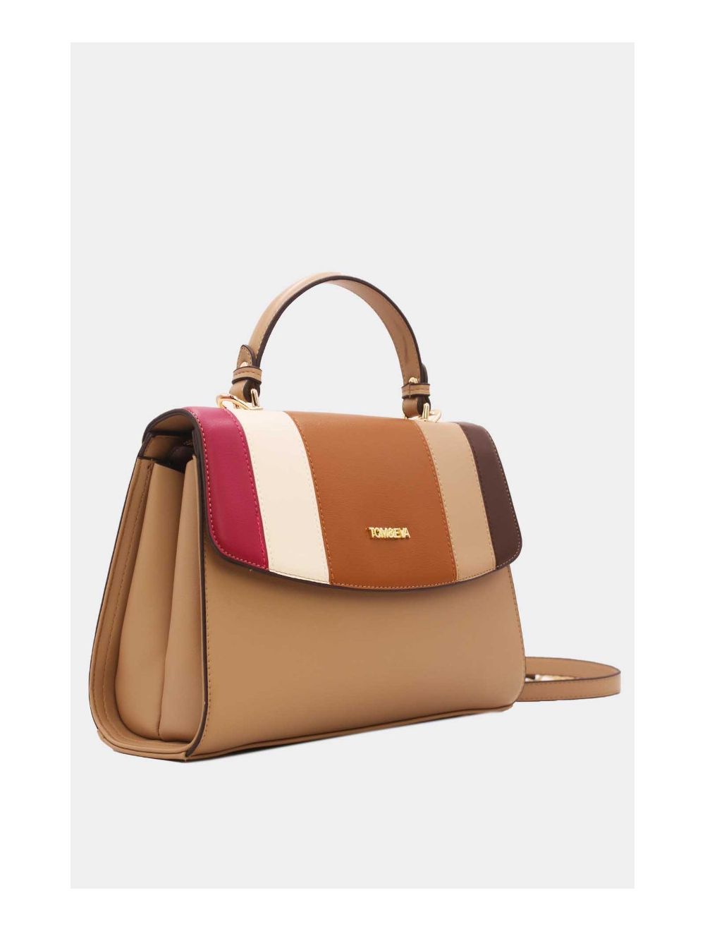 Tom&eva Sac à Main à Rabat Patchwork Femme-23B-5733-Kaki