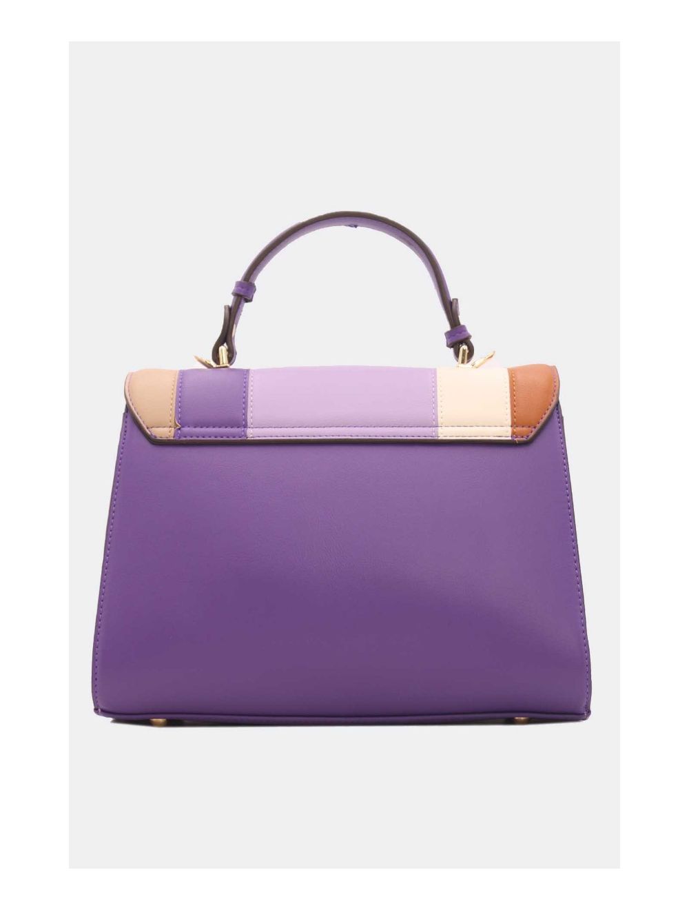 Tom&eva Sac à Main à Rabat Patchwork Femme-23B-5733-Violet