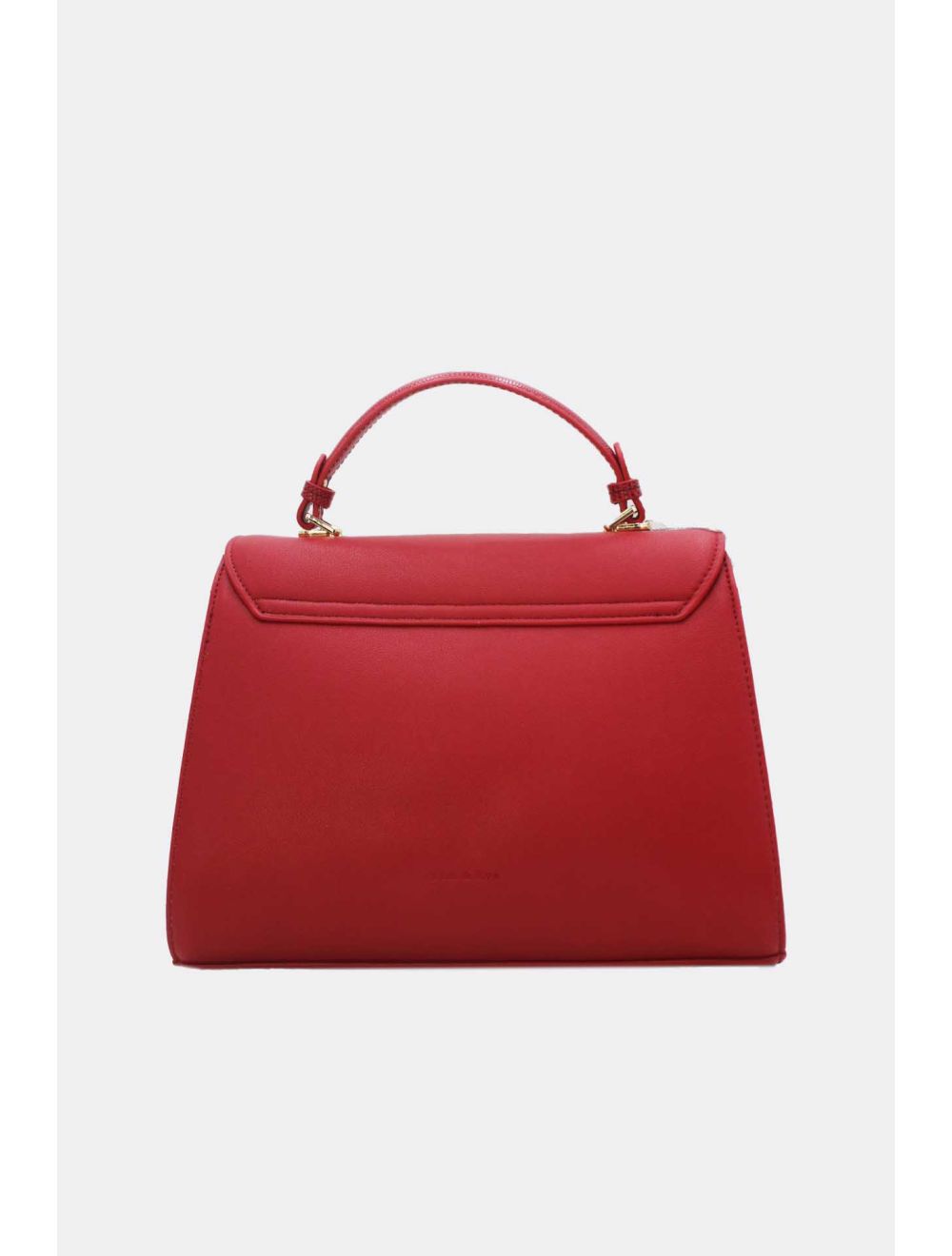 Tom&eva Sac à Main Avec Bordure Effet Serpent-24B-5887-Bordeaux