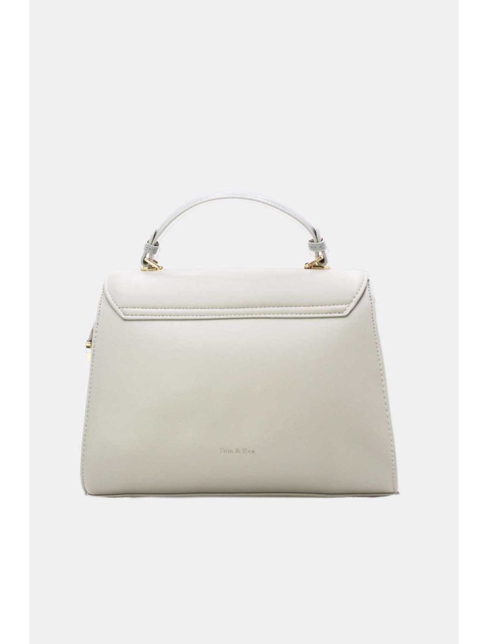 Tom&eva Sac à Main Avec Bordure Effet Serpent-24B-5887-Gris