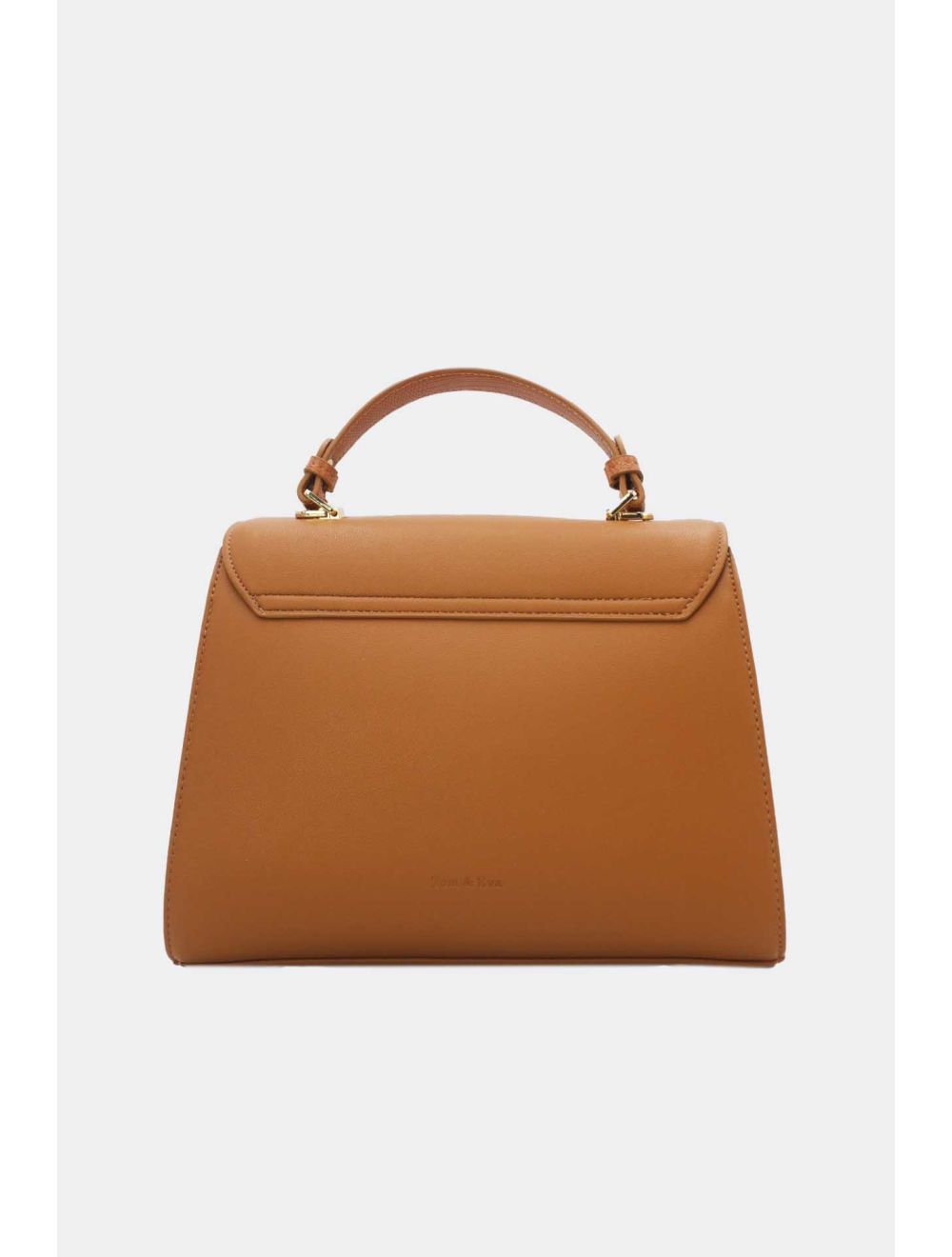 Tom&eva Sac à Main Avec Bordure Effet Serpent-24B-5887-Marron