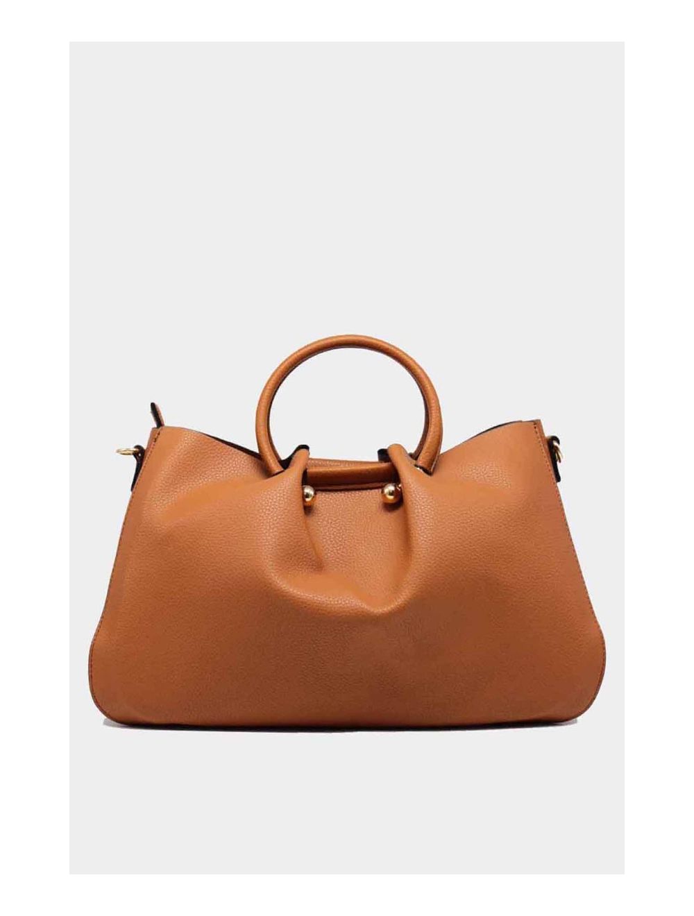 Tom&eva Sac à Main Avec Pendentif Et Anse Rond-6719-Marron