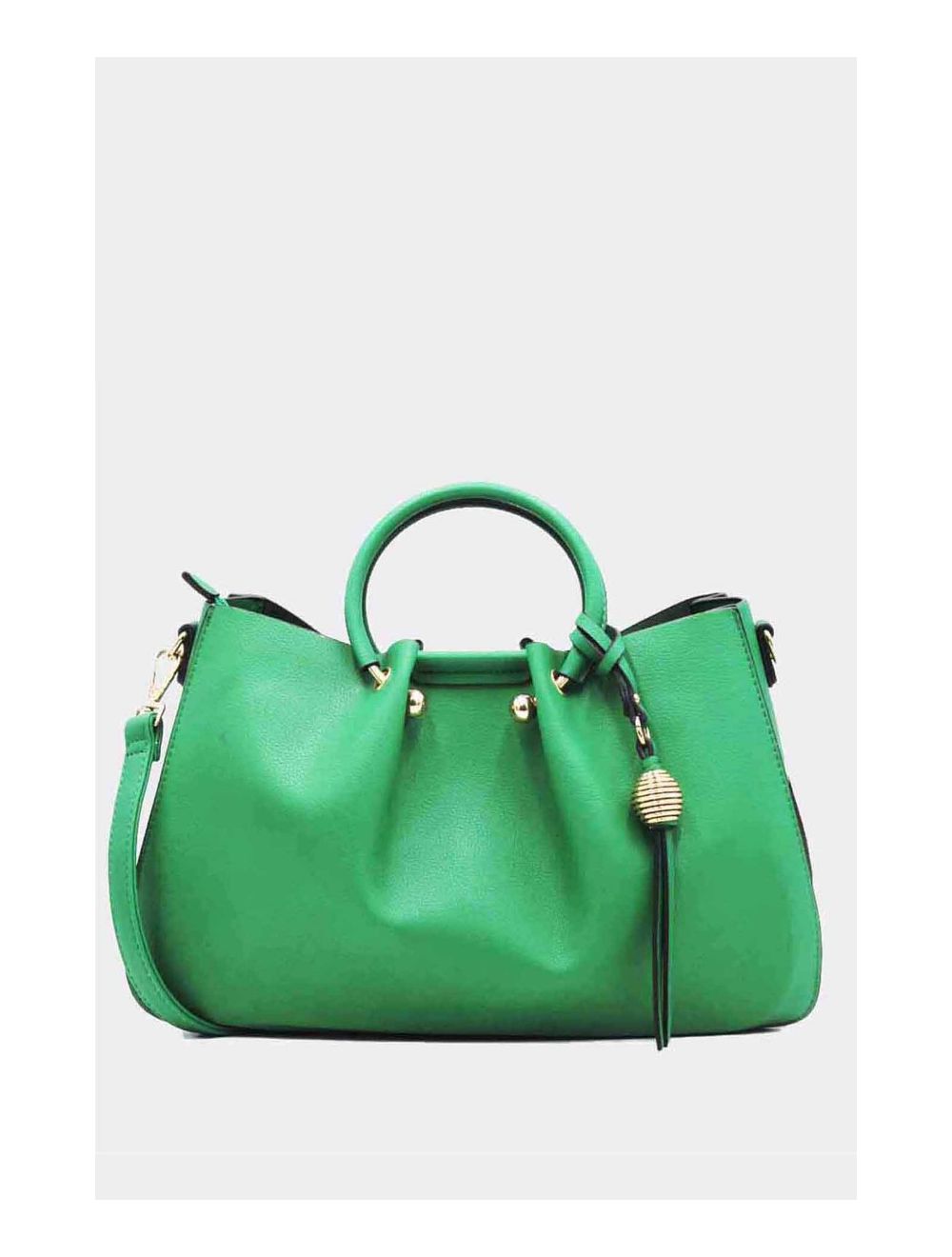 tom&eva Sac à main avec Pendentif et Anse Rond-6719-Vert