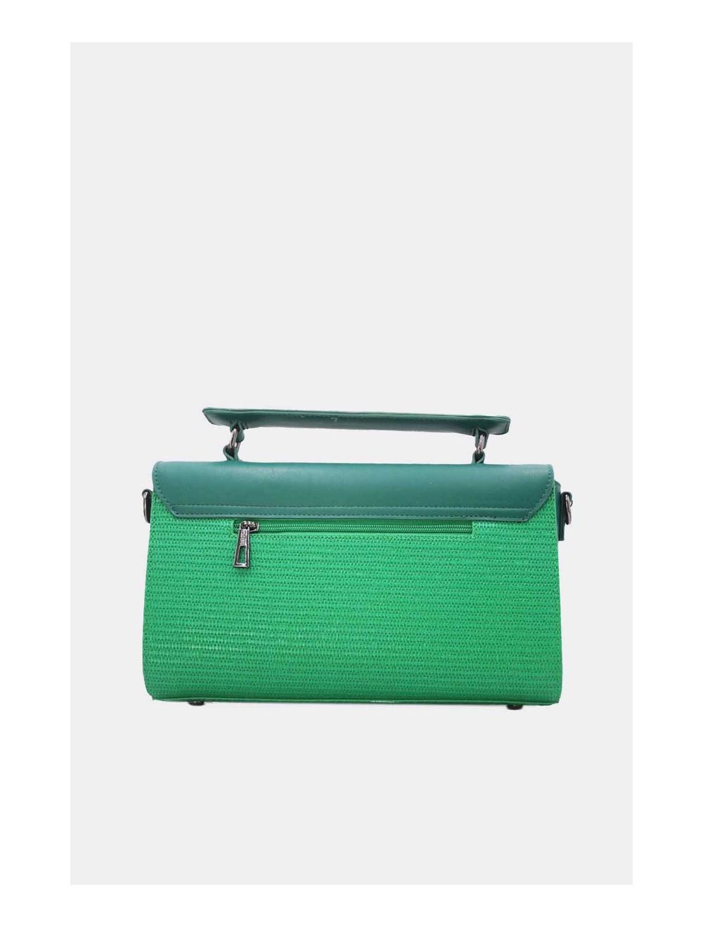 Tom&eva Sac à Main Bicolores à Serrure 24B-6007-Vert