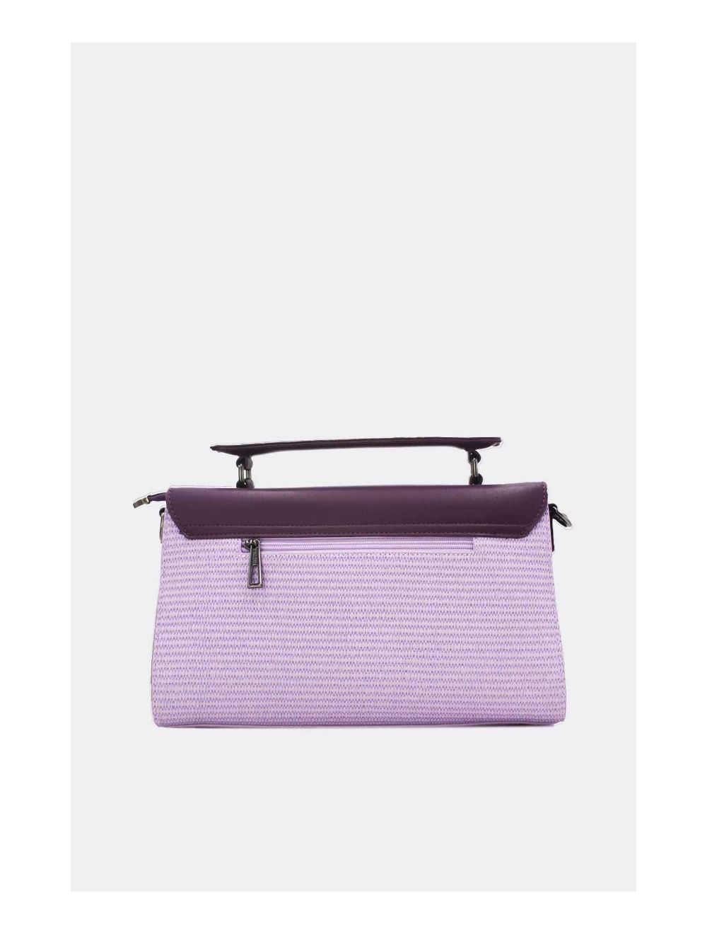 Tom&eva Sac à Main Bicolores à Serrure 24B-6007-Violet