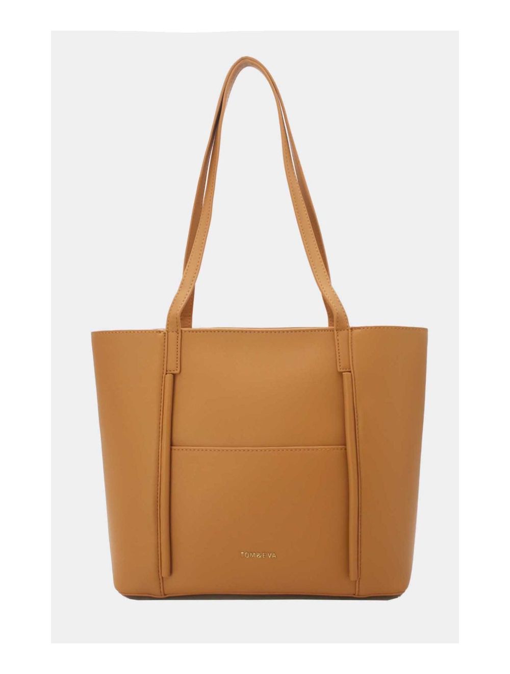 Tom&eva Sac à Main Cabas Minimaliste 23B-5845-Camel