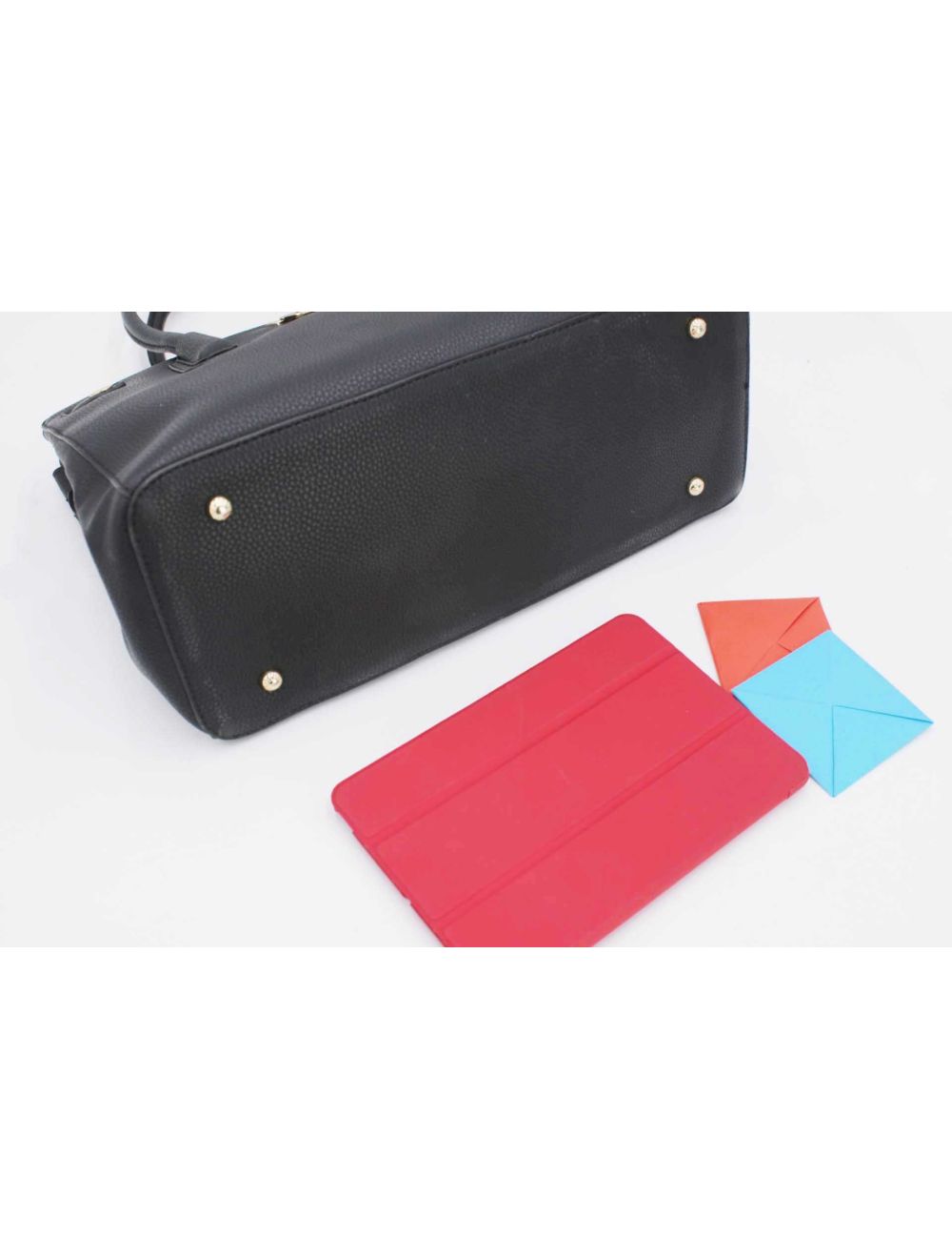 Tom&eva Sac à Main Cabas Multi-compartiments-8004-Noir