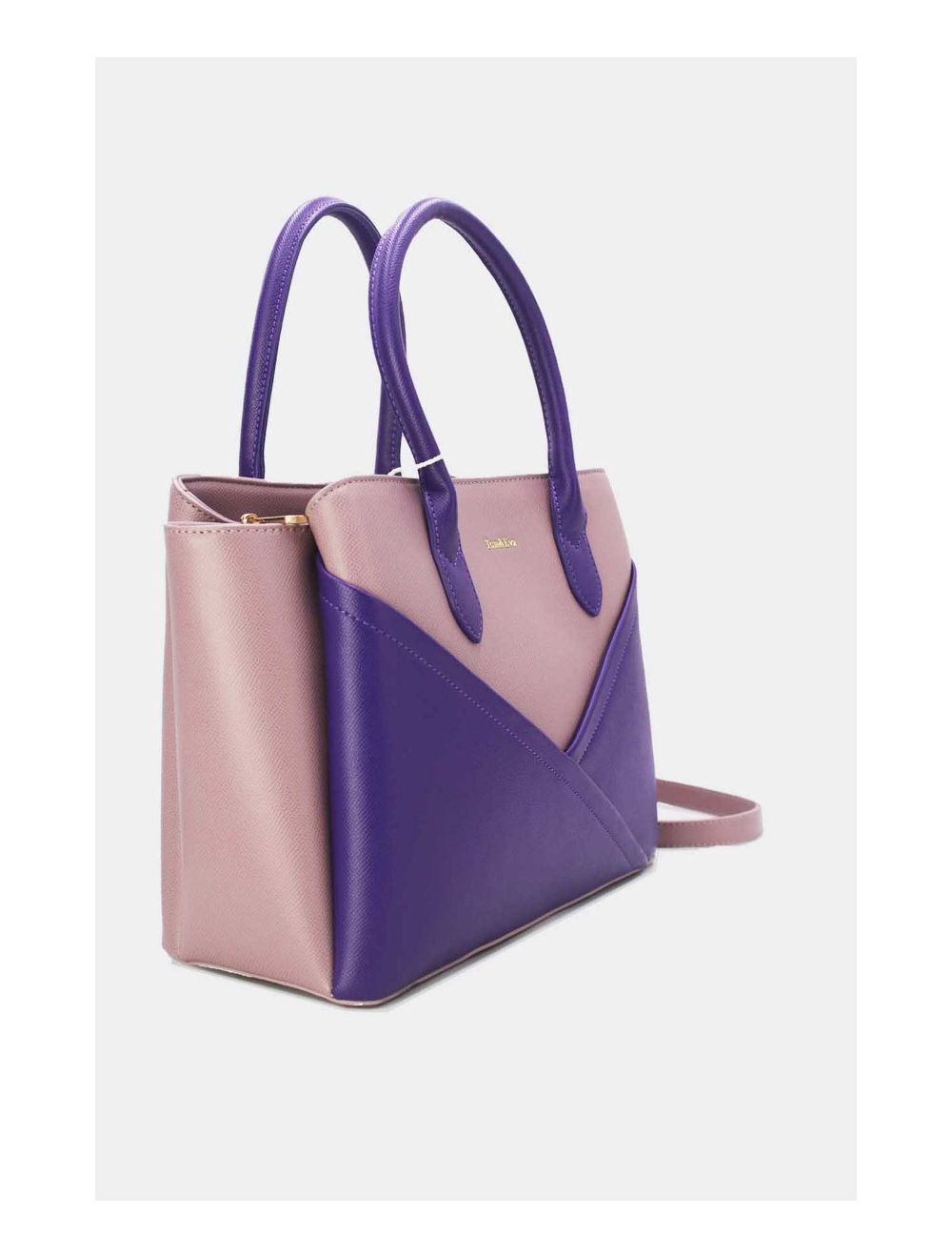 Tom&eva Sac à Main Chic Bicolores 24B-5959-Pink/Purple