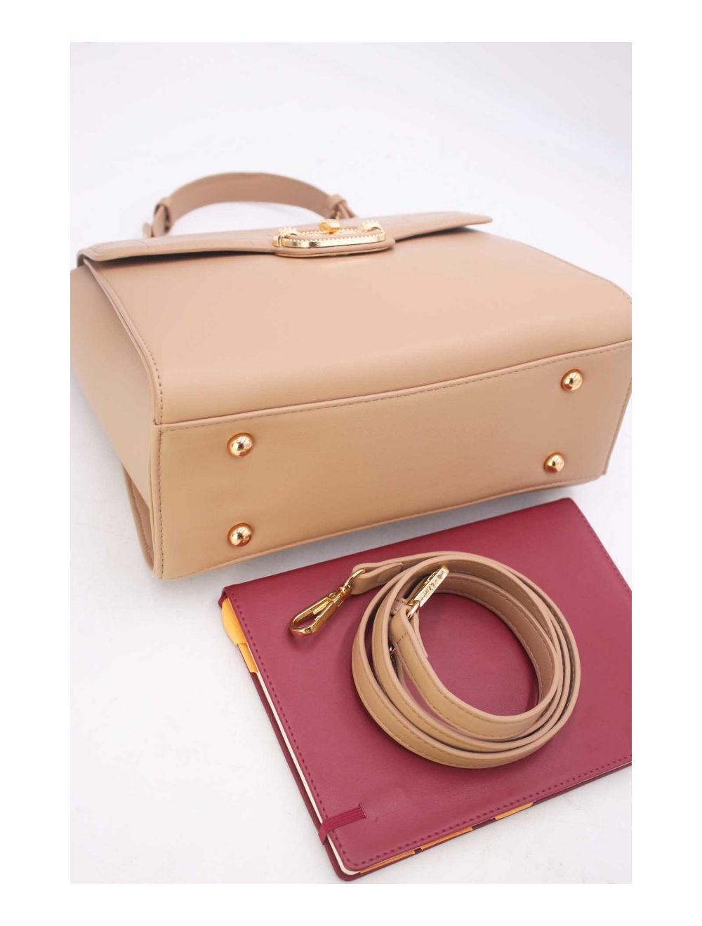 Tom&eva Sac à Main Classique Effet Croco 24B-5890-Kaki