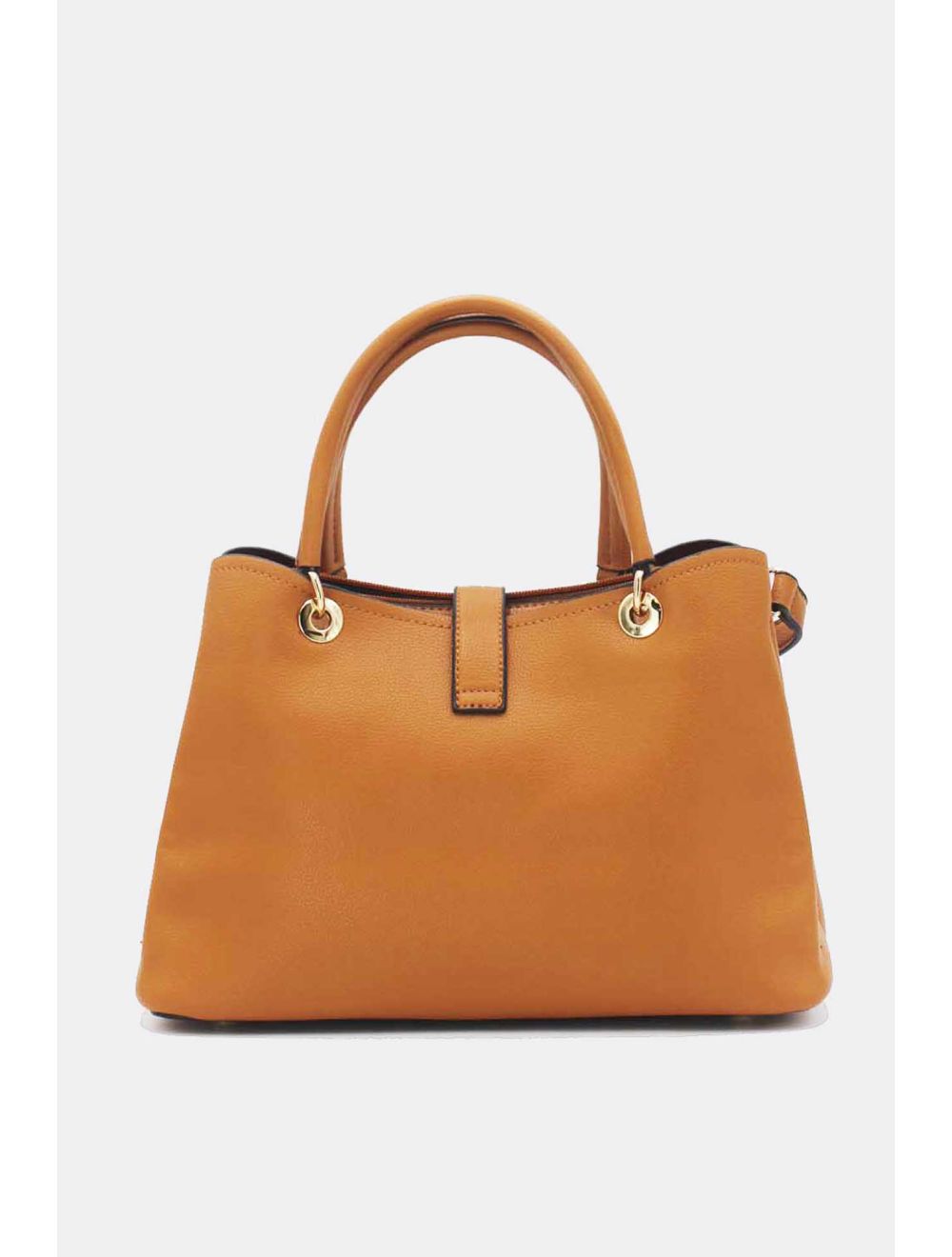 Tom&eva Sac à Main Classique Fermoir Avec Languette-6840-Marron