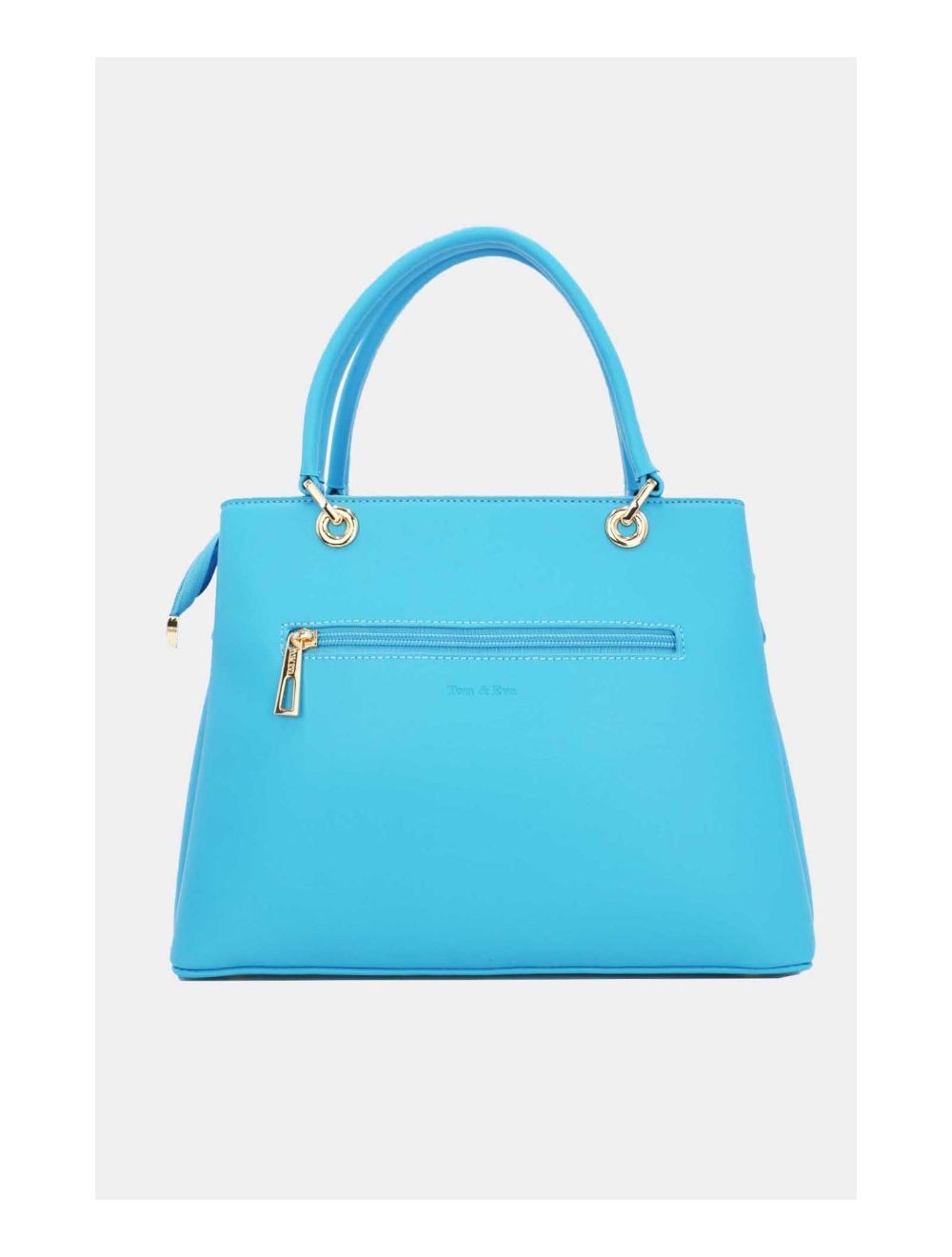 Tom&eva Sac à Main Décoré Des Demi-lunes-22B-5532-Blue
