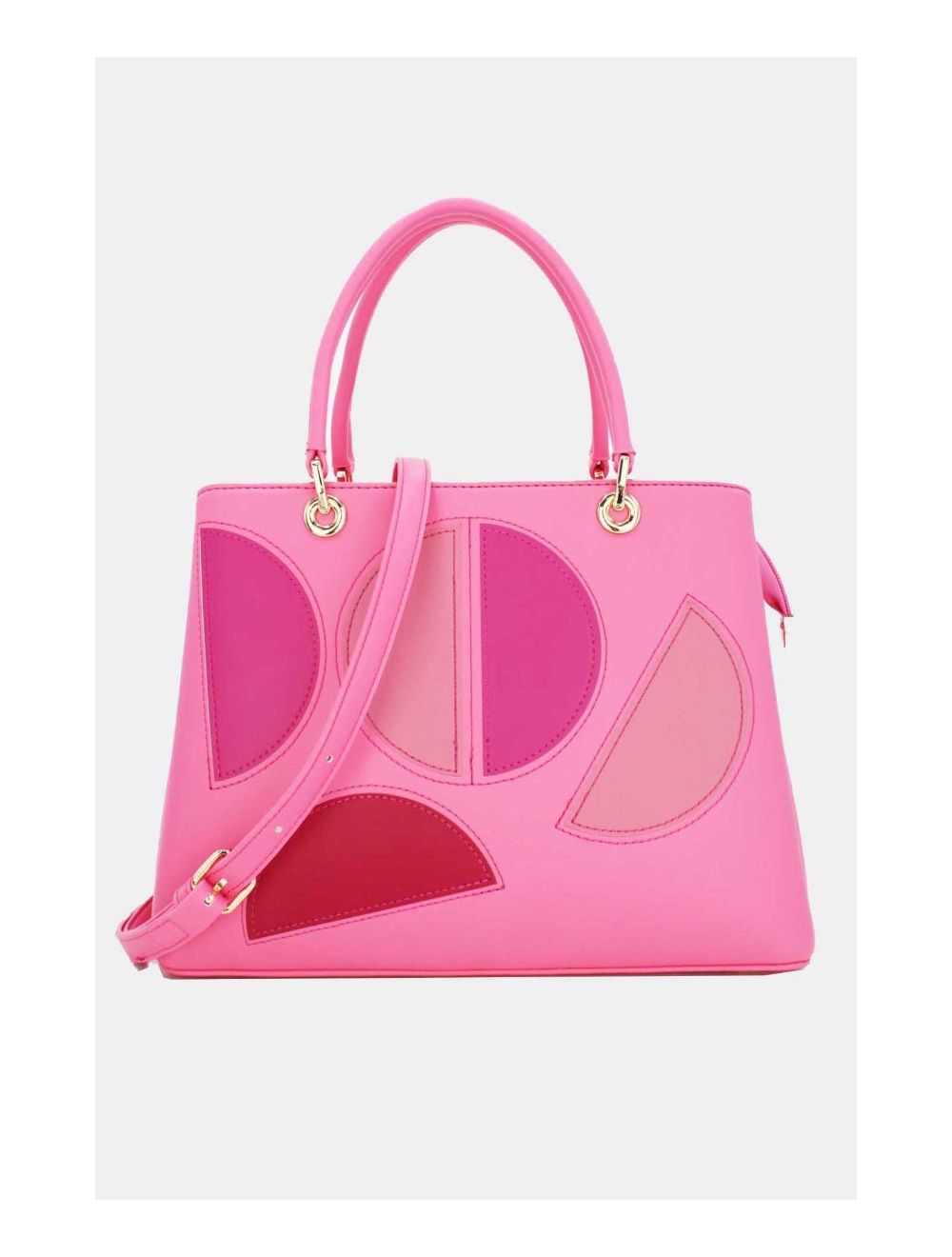 Tom&eva Sac à Main Décoré Des Demi-lunes-22B-5532-Pink